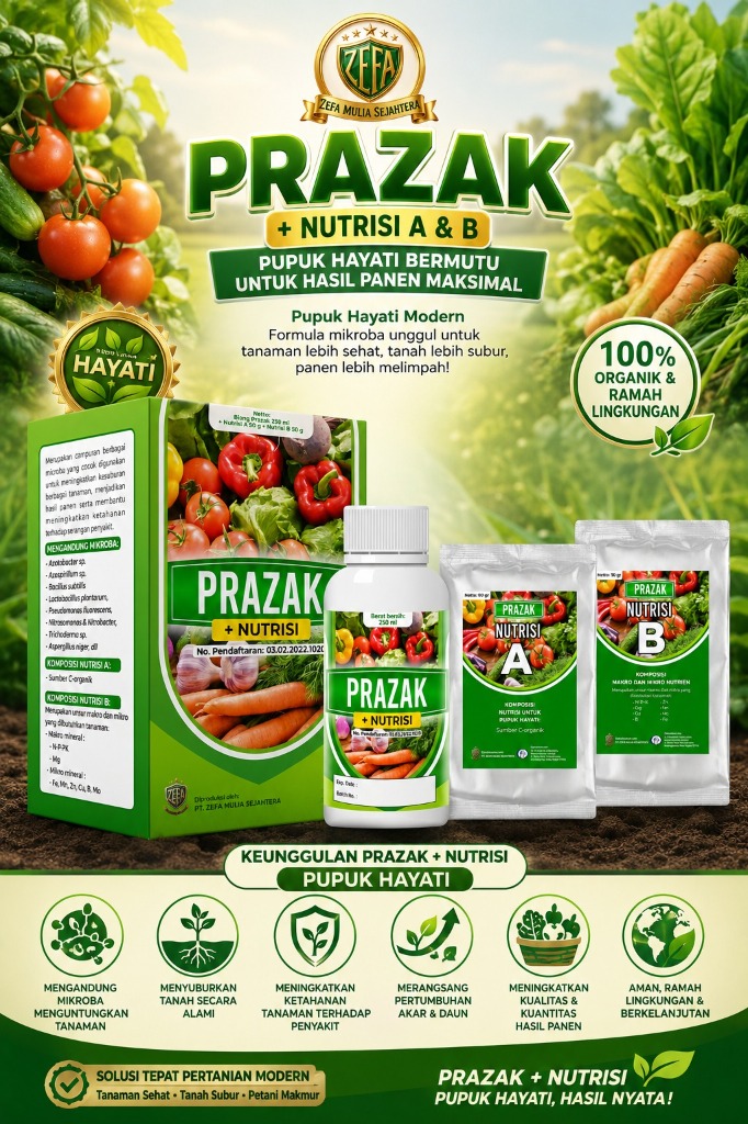 Brosur Lengkap PRAZAK + NUTRISI A & B Zefa
