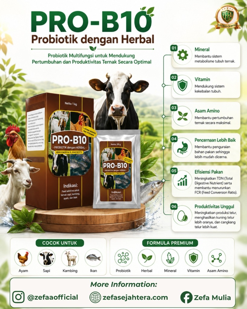 Brosur Resmi PRO-B10 Pupuk Zefa